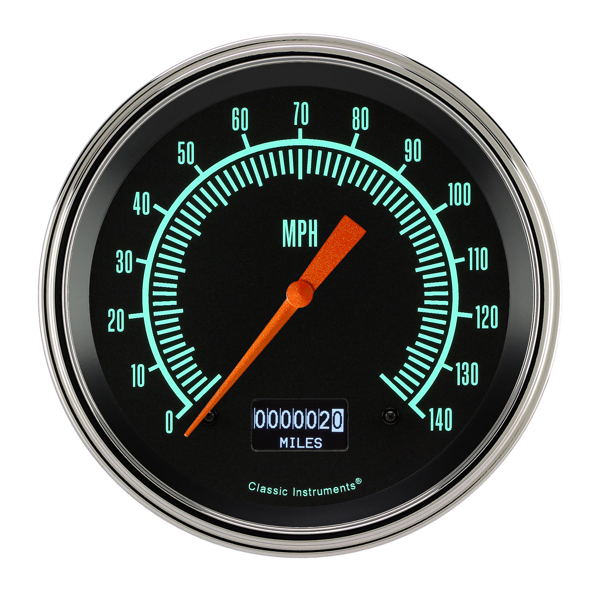 Classic Instruments G/Stock 4-5/8" Speedometer Gauge with Information Screen - GS56DSLF