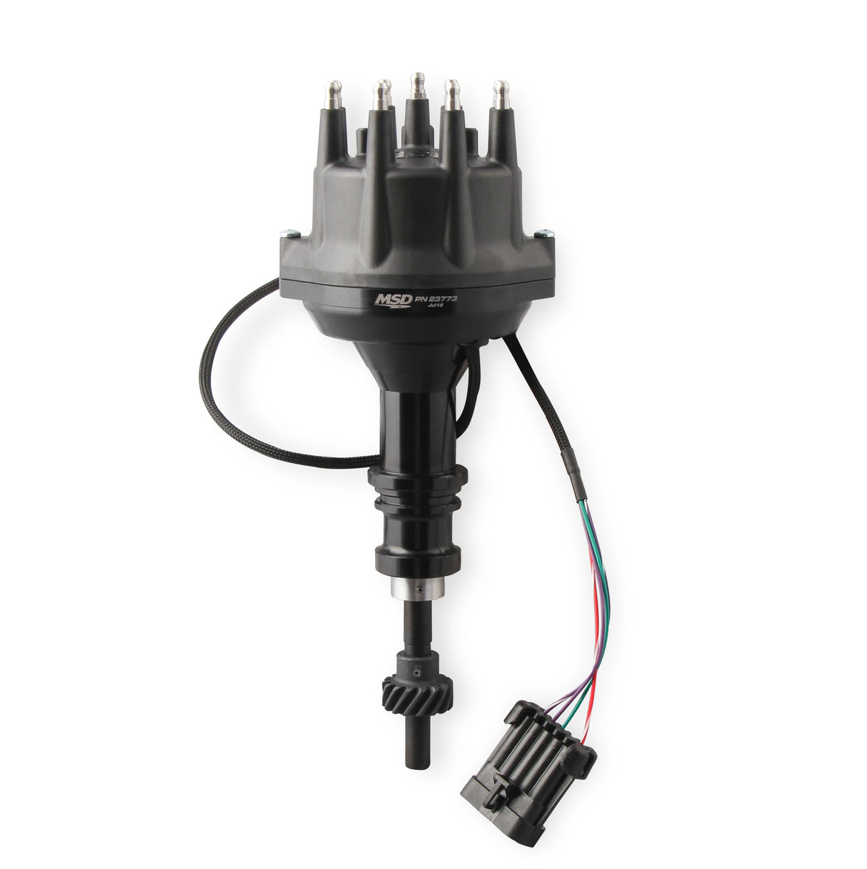 MSD Black, Ford 289, 302 Dual Sync Distributor - 23773