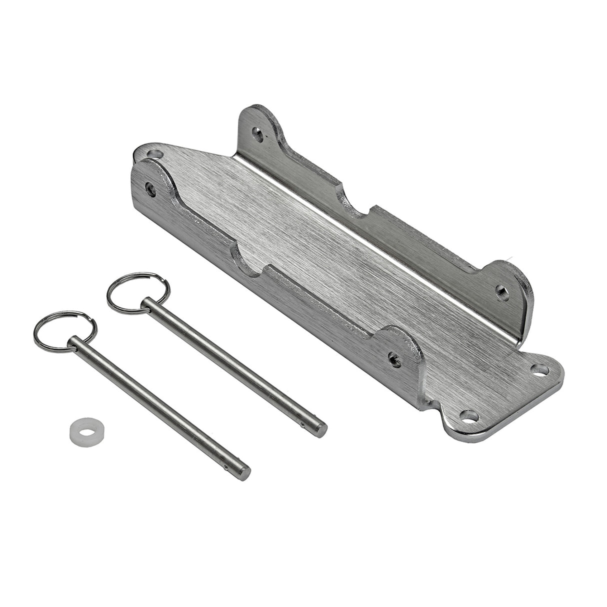 B&M Quick Detach Shifter Mounting Plate Kit - Aluminum - 80715