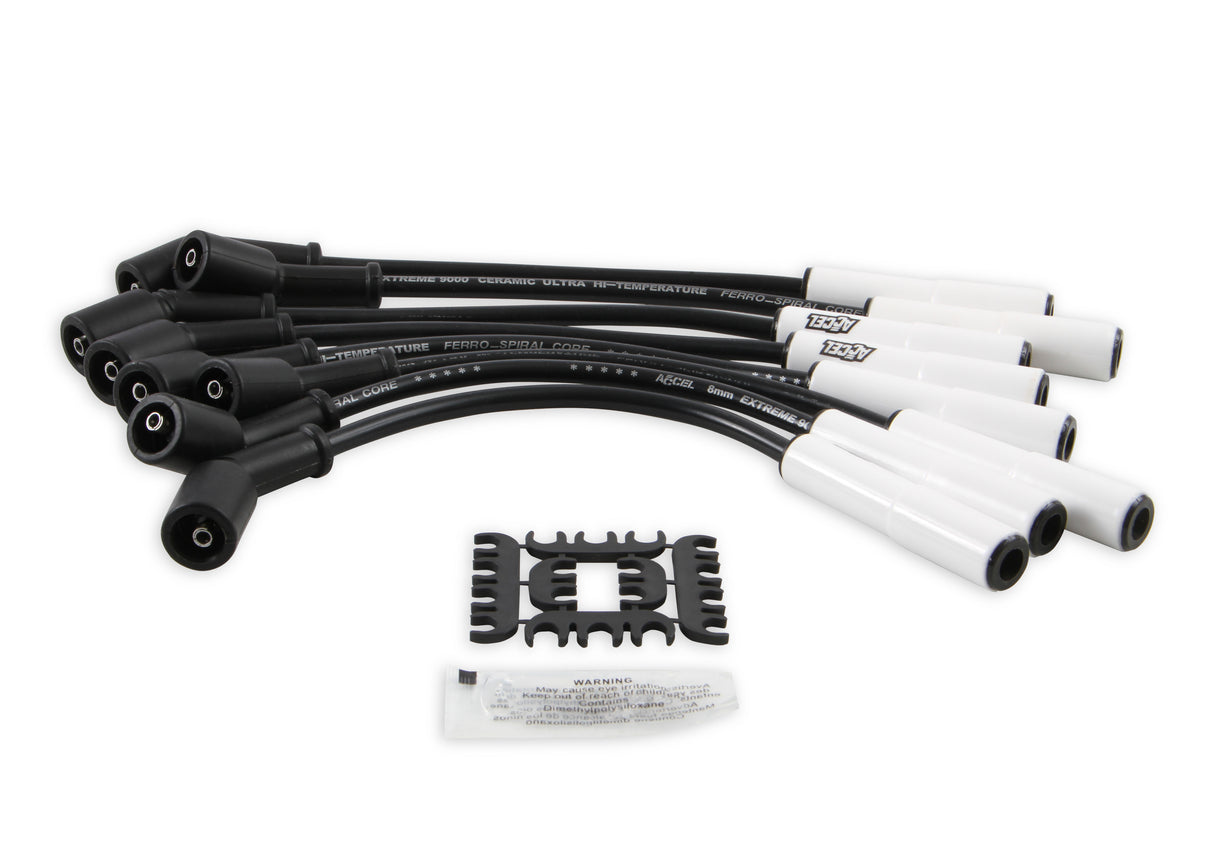 ACCEL Spark Plug Wire Set - Extreme 9000 Ceramic Boot - GM 4.8/5.3/6.0/6.2L - 9059C
