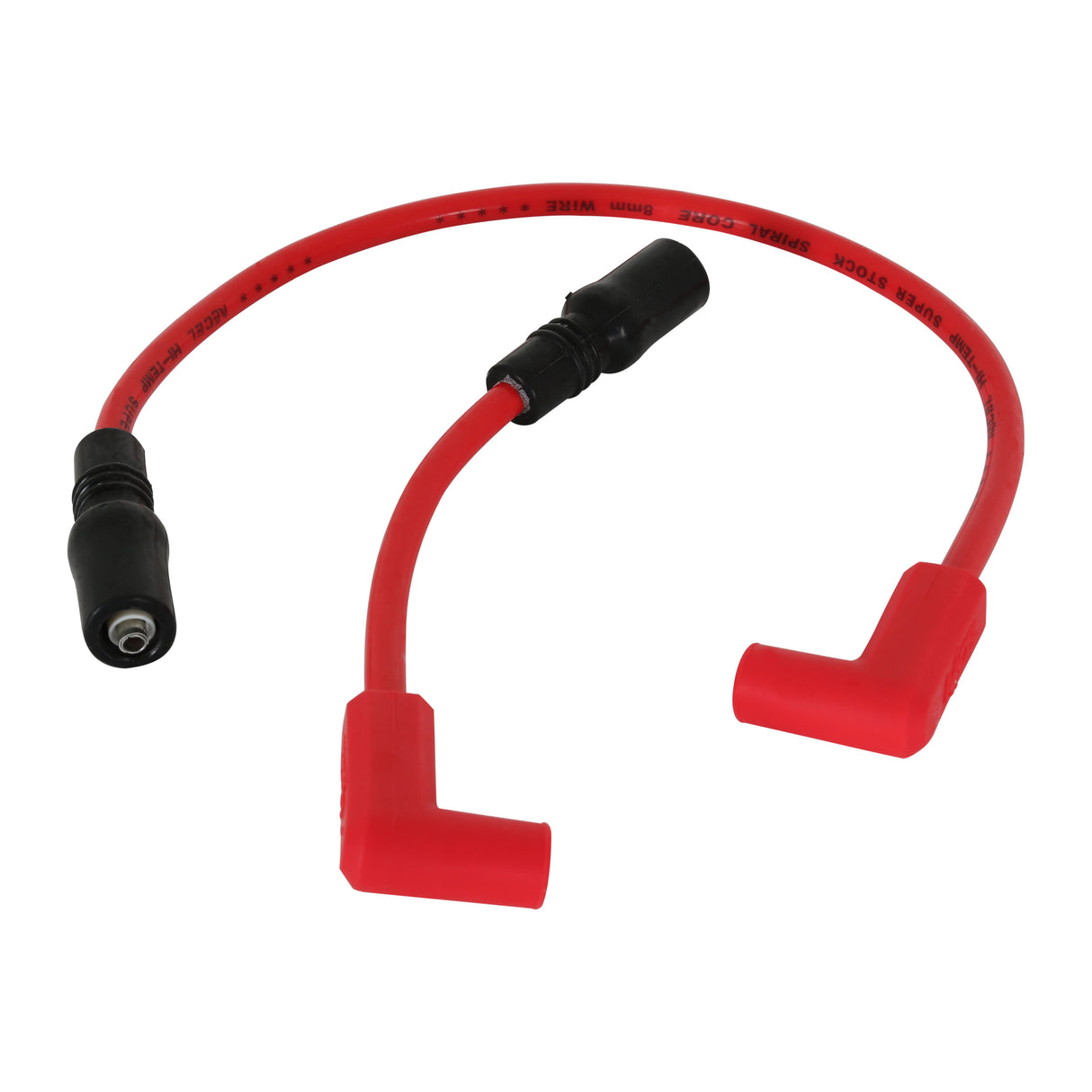 ACCEL Custom Wire Set - 1999-2008 Buell All Models / 1999-2017 Dyna FXD (Carb or FI) - 8MM - Red - 171097-R
