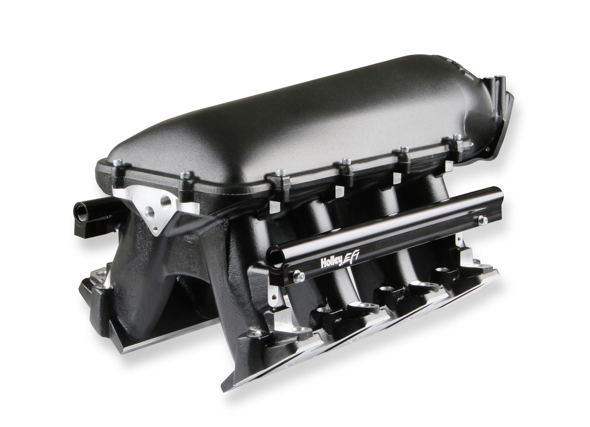 Holley 300-122BK LS Hi-Ram EFI Manifold - Black GM LS1/LS2/LS6