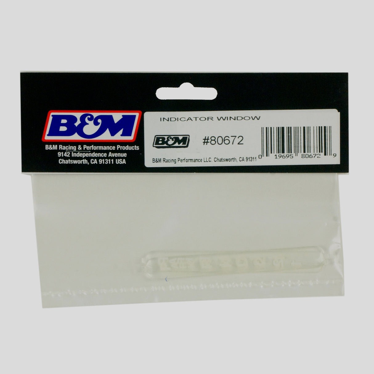 B&M Indicator Window for all QuickSilver Shifters. - 80672