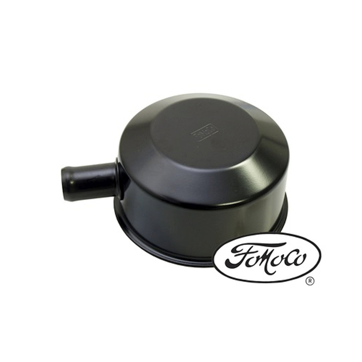 Scott Drake Oil Cap with Tube (FOMOCO Logo, Black) - C5ZZ-6766-B