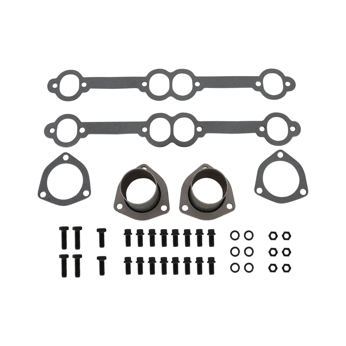 Flowtech Block Hugger Header - Ceramic Coated - 31000FLT