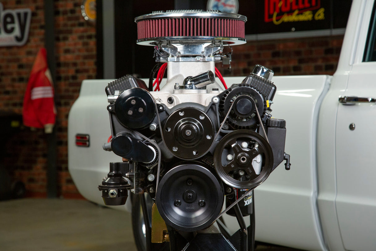 Holley 20-240BK Small Block Chevy Mid-Mount Complete Accessory System