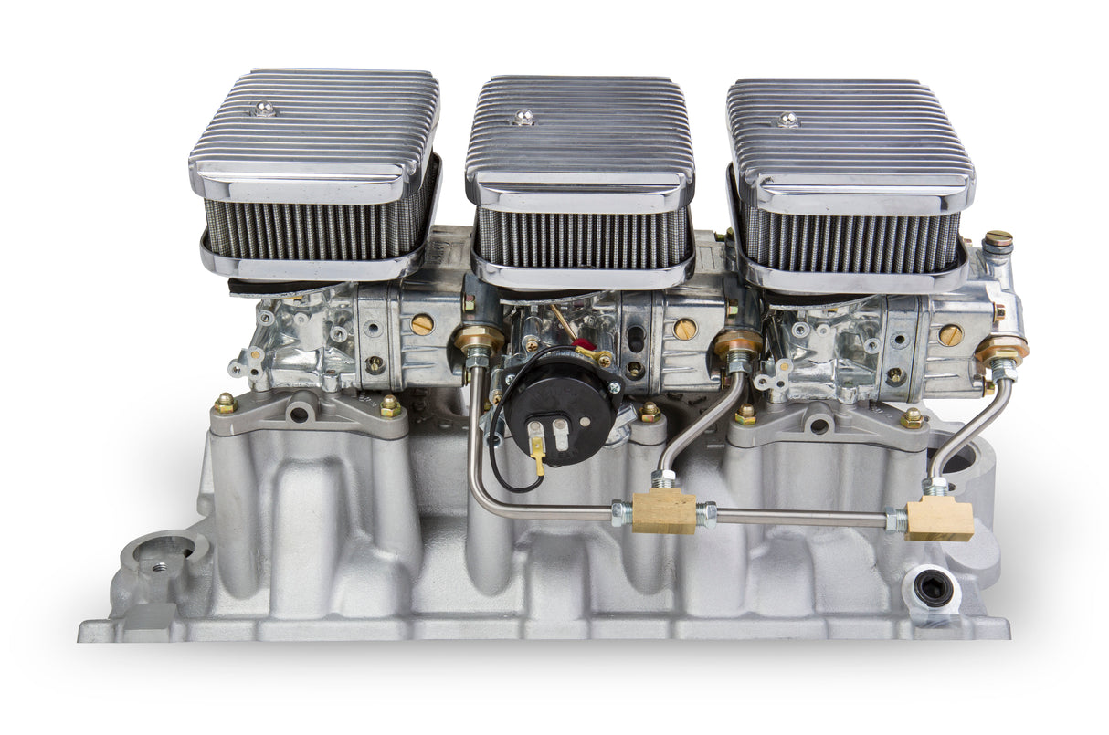 Holley 300-522SA 350 CFM Tri-Power 3x2 SBC Intake and Carburetor Kit