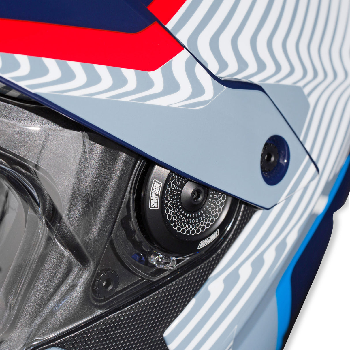 Simpson Motorcycle Xcursion Bandit Helmet - Mojave Blue - Large - XBMUGRLG