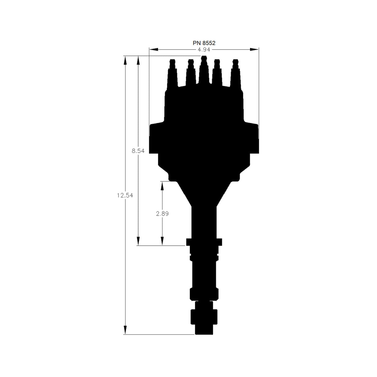 MSD Ready-To-Run Distributor - Buick 400-430-455 V8 - Red - 8552