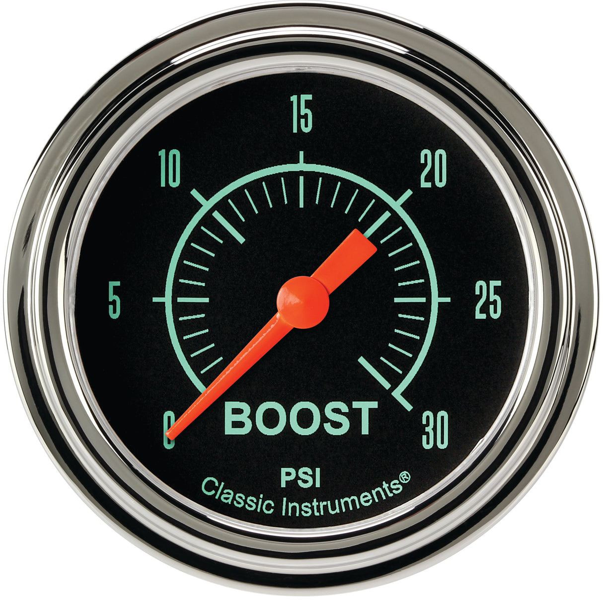 Classic Instruments G/Stock 2-5/8" Boost Gauge (30 PSI) - GS342SLF