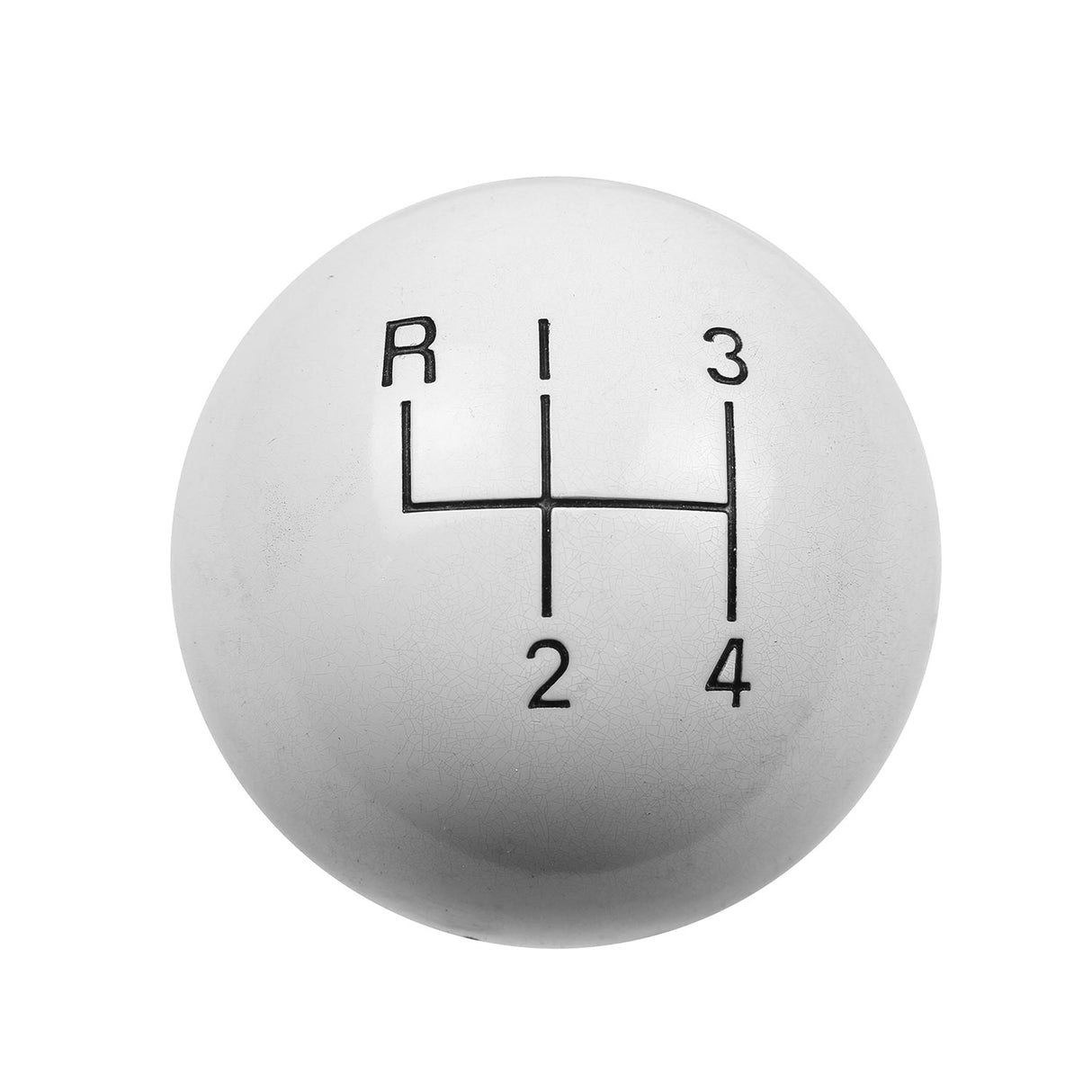 Hurst Shift Knob - 4-Speed Pattern - White - 1637626