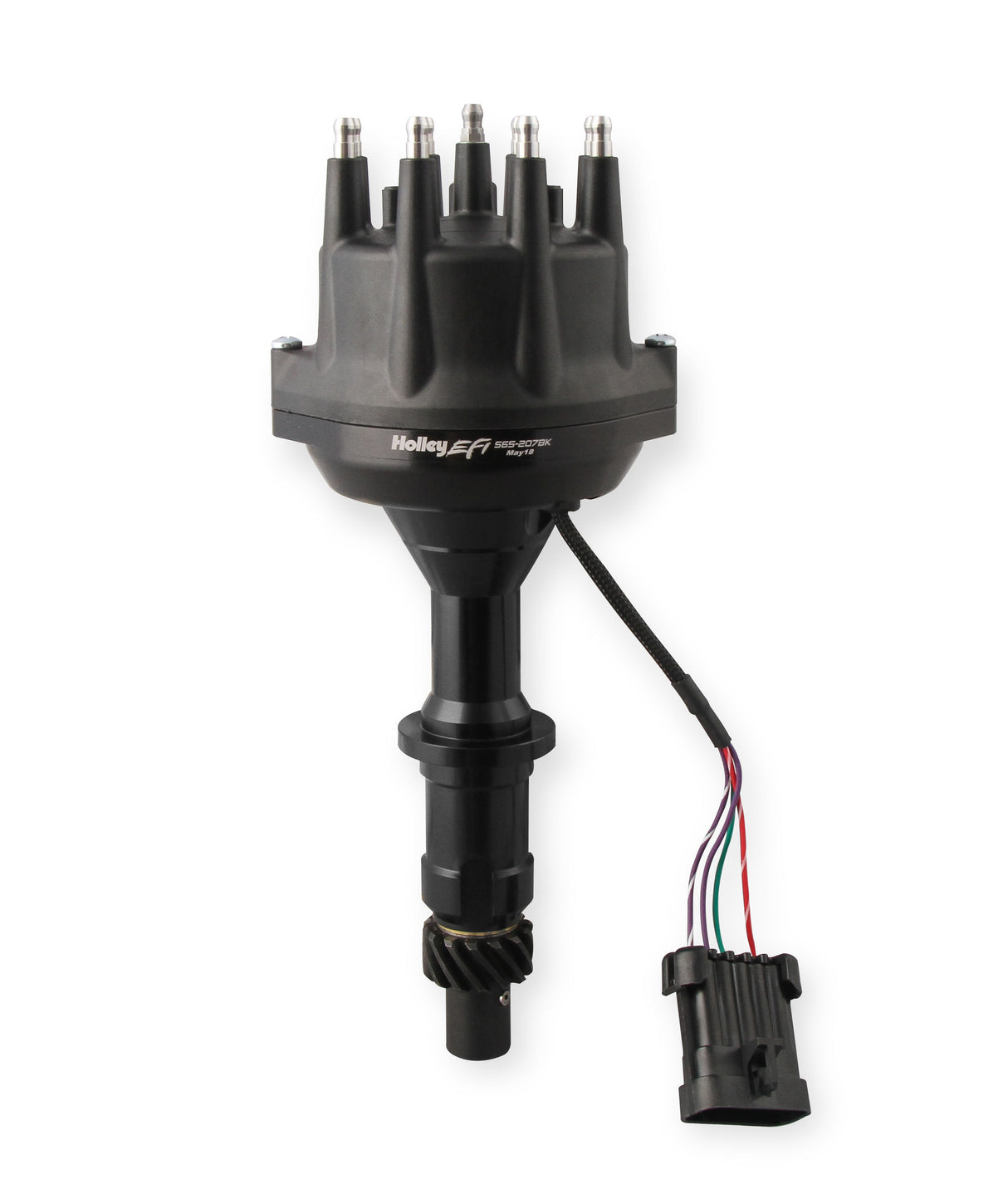 Holley 565-207BK EFI Dual Sync Pontiac Distributor, Black