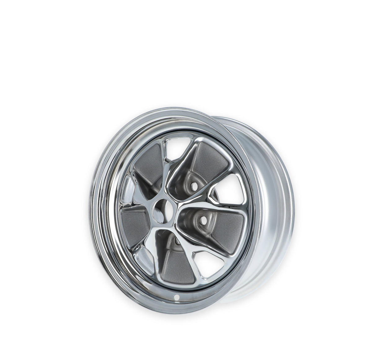 Scott Drake Styled Steel Wheel 14x5 Charcoal - C5ZZ-1007-AR