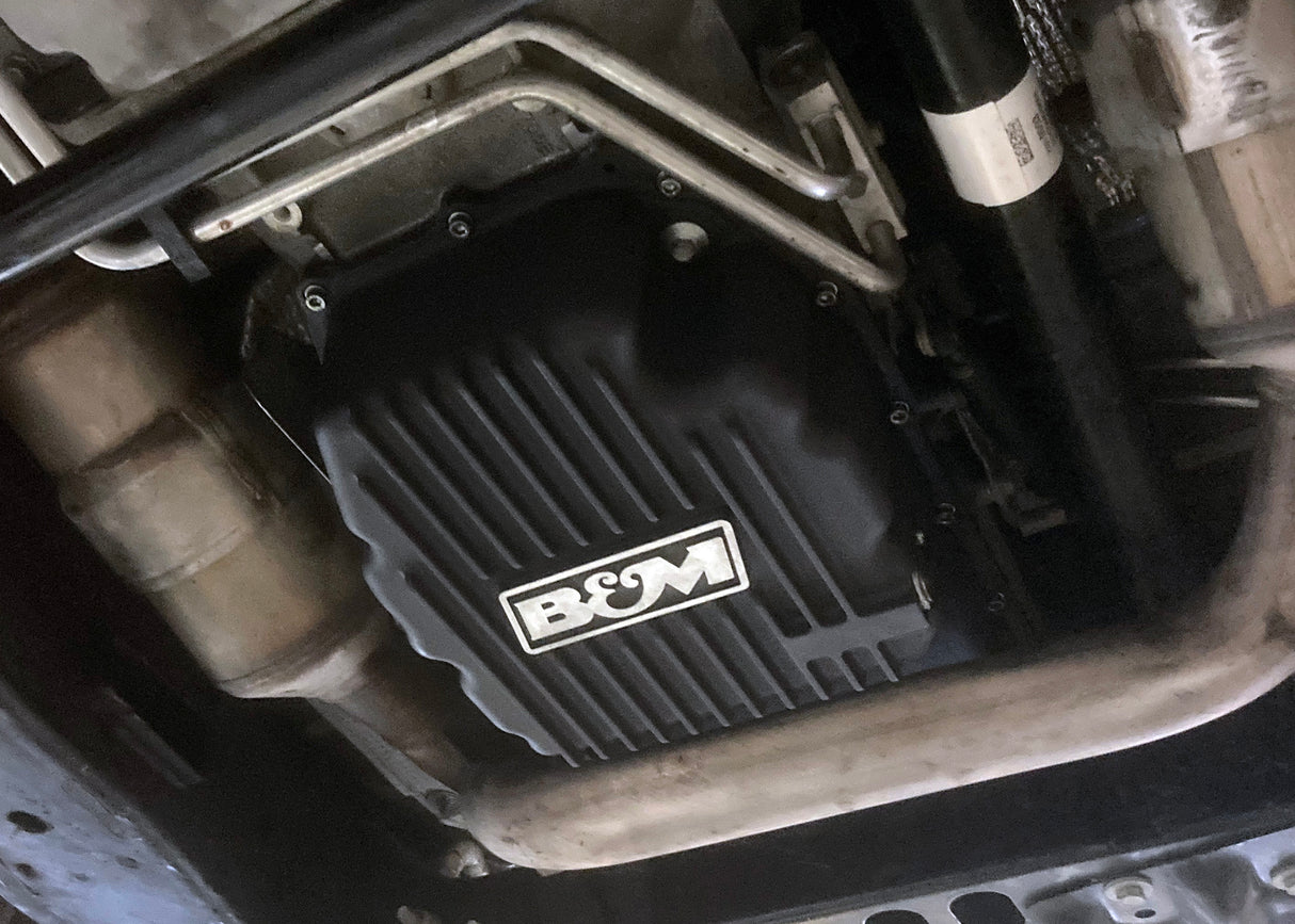 B&M HI-TEK DEEP TRANSMISSION PAN - Black - 71399