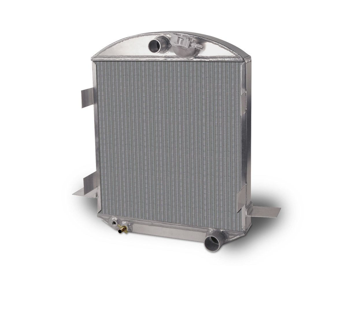AFCO 1923 T-Bucket Aluminum Black Radiator Series - 80167-B-NA-N 80167-S-NA-N