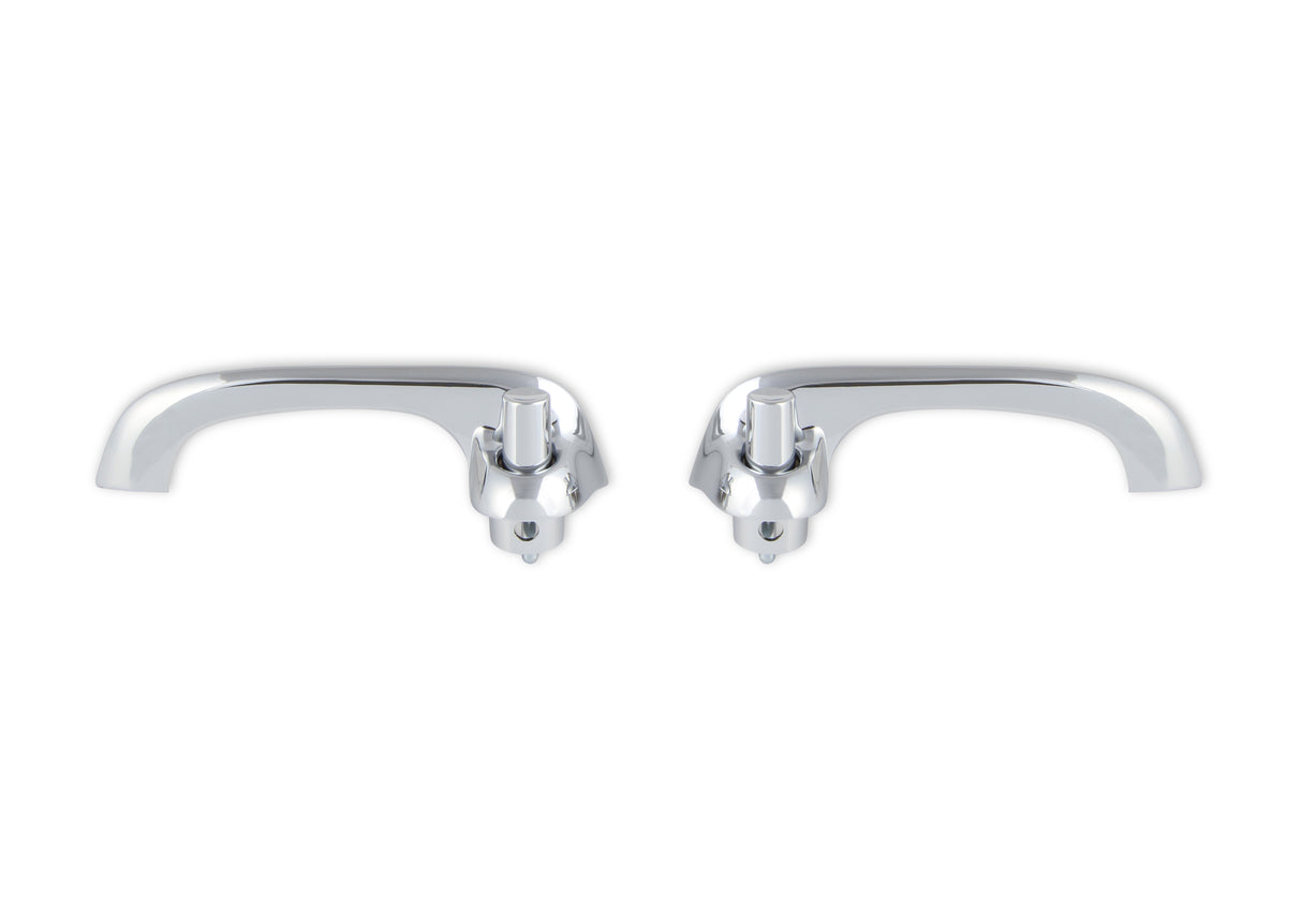 Scott Drake Exterior Door Handle Kit Chrome Show Quality - C4DZ-6222404-5P