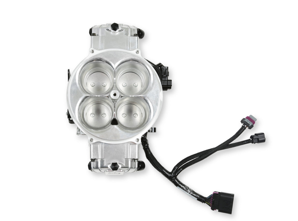 Holley EFI Terminator X Stealth 4500 Service Throttle Body - Shiny - 534-303