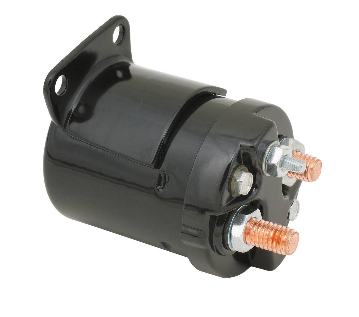 ACCEL Starter Solenoid - Single Black - 40111B