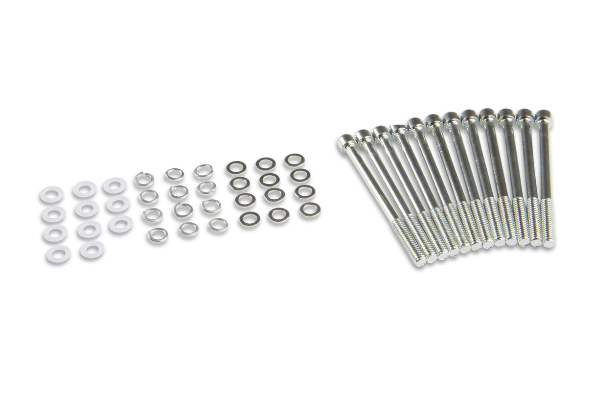 Mr Gasket Fabricated Aluminum Valve Covers - Silver Finish - 6860G