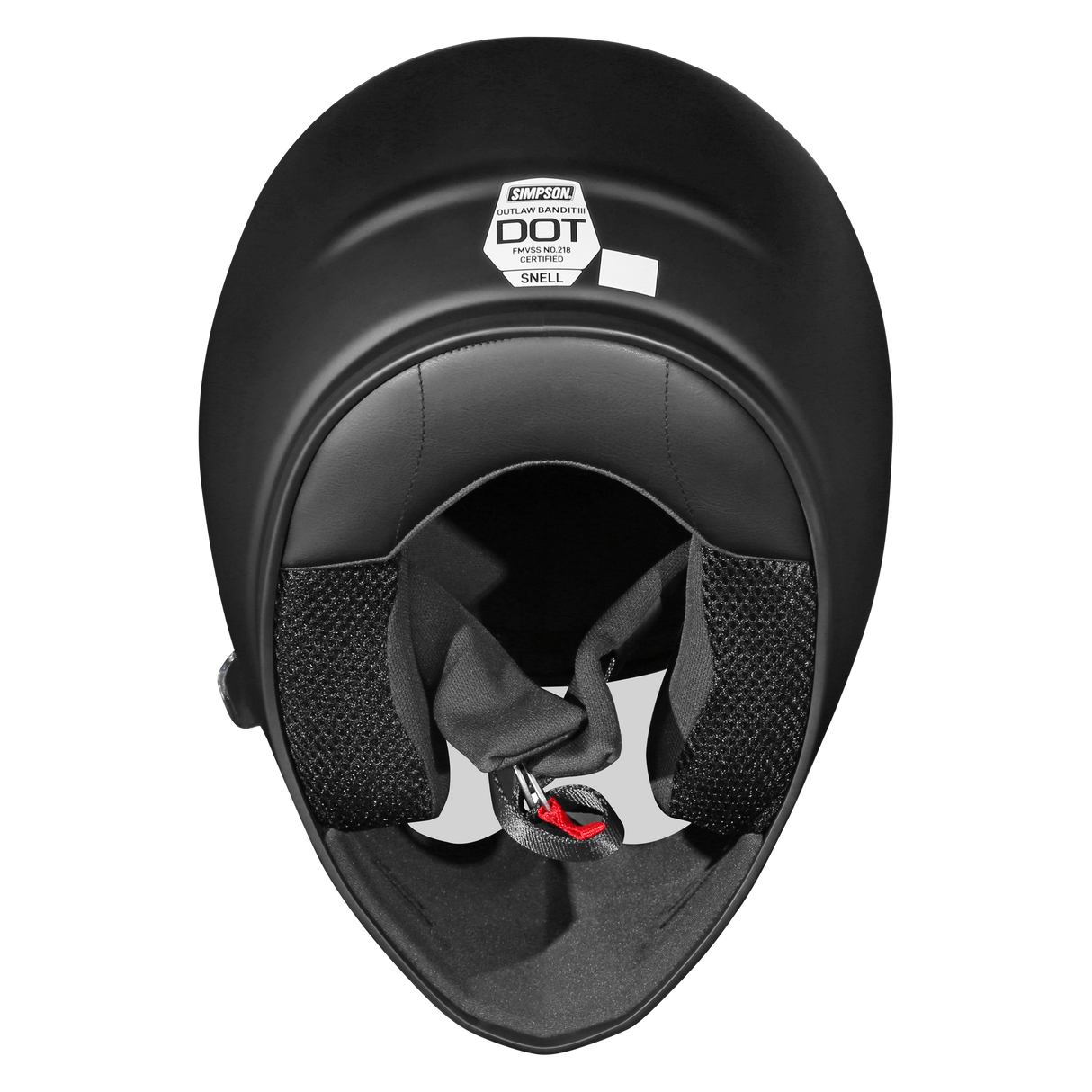 Simpson Motorcycle Outlaw Bandit 3.0 Helmet - Flat Black 2X - OB332X
