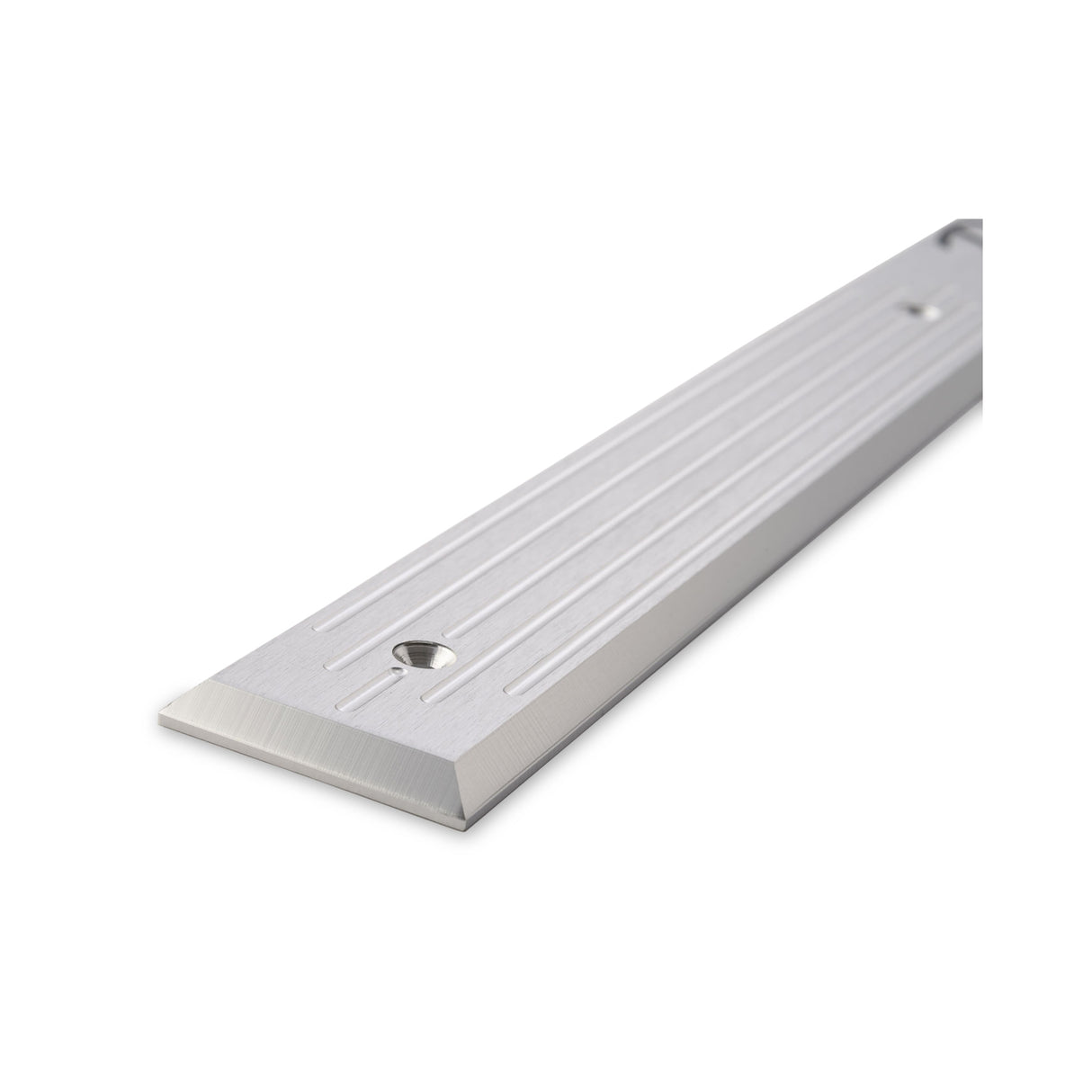 Scott Drake Door Sill Plates with Bronco Logo Billet Aluminum Pair - C6TZ-6513208-B