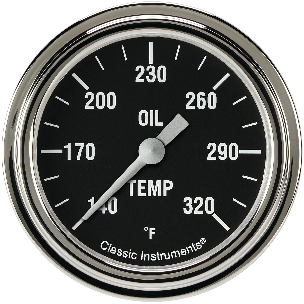 Classic Instruments Hot Rod 2-5/8" Oil Temperature Gauge - HR328SLF