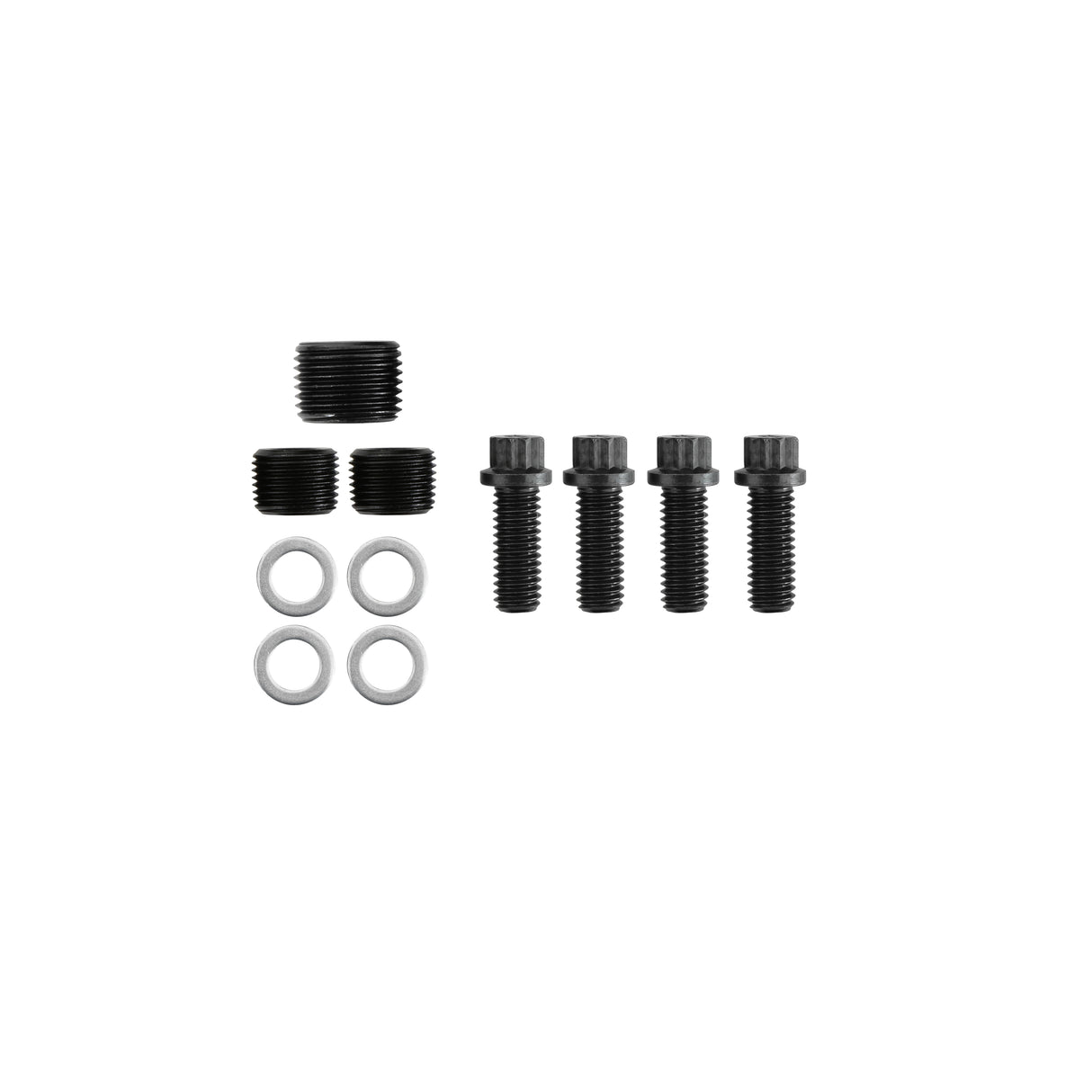 Weiand Street Warrior Intake - Chevy Small Block V8 - Black Ceramic - 8120BK