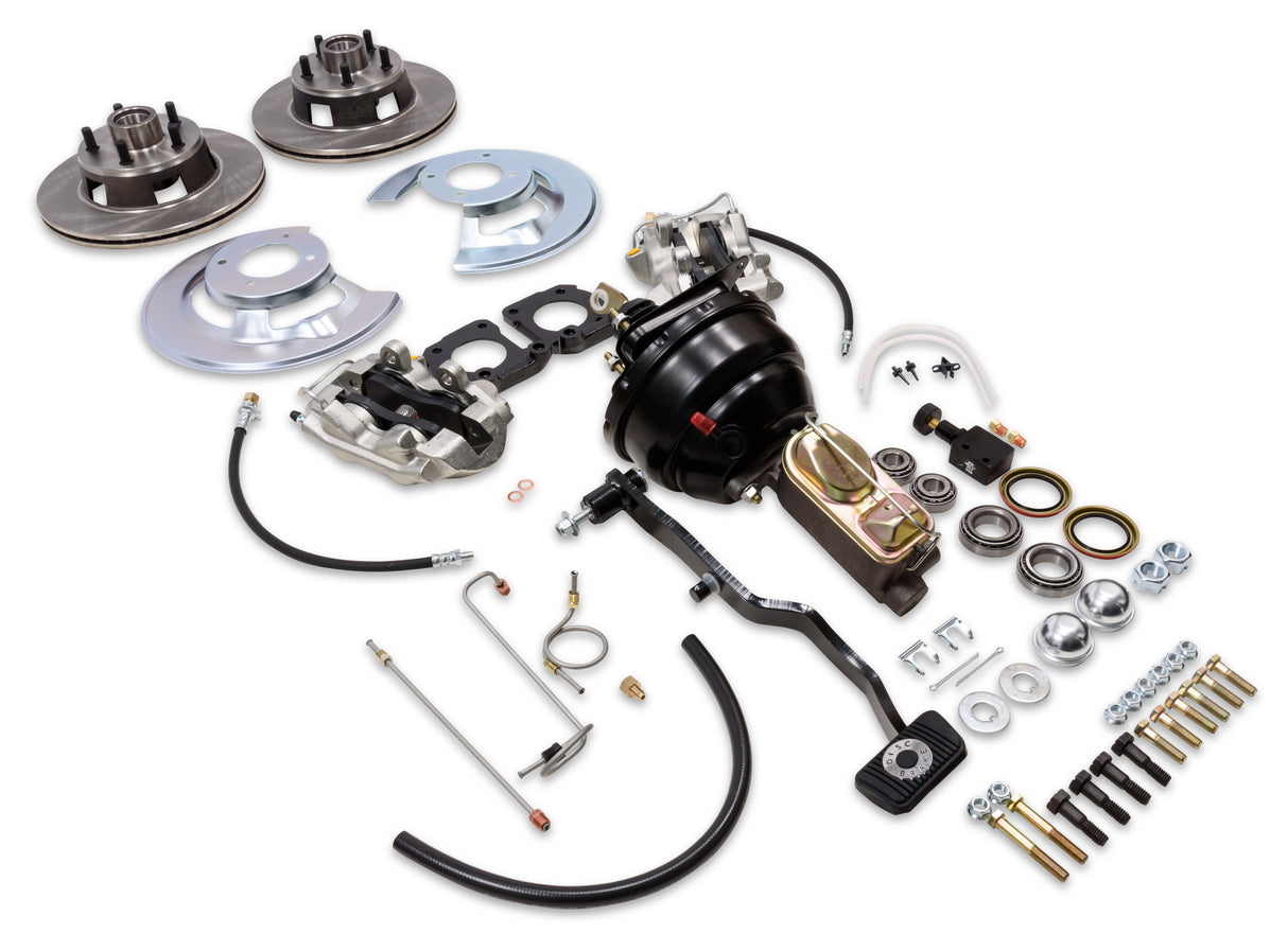 Scott Drake Front Power Disc Brake Conversion Kit - DBC-A121-M-R
