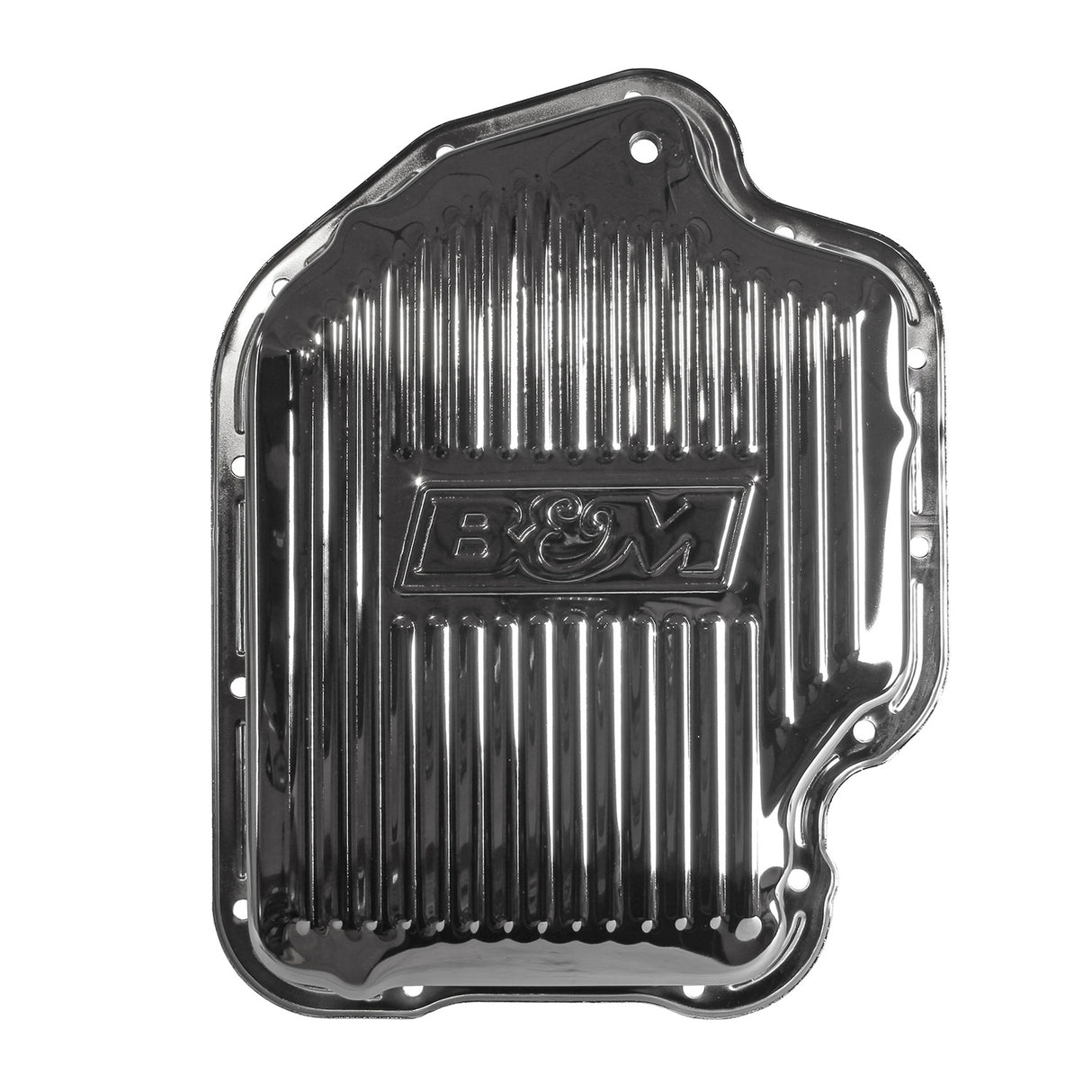 B&M Hi-Tek Deep Transmission Pan - Chrome - 20289