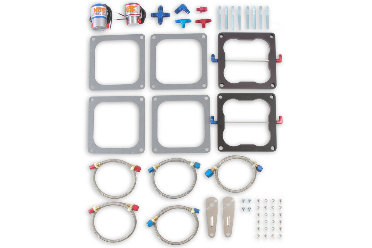 NOS Pro-Shot Fogger "Upgrade Kit"-Cheater Nitrous System,Dual 4500 Holley Flange - 02023NOS