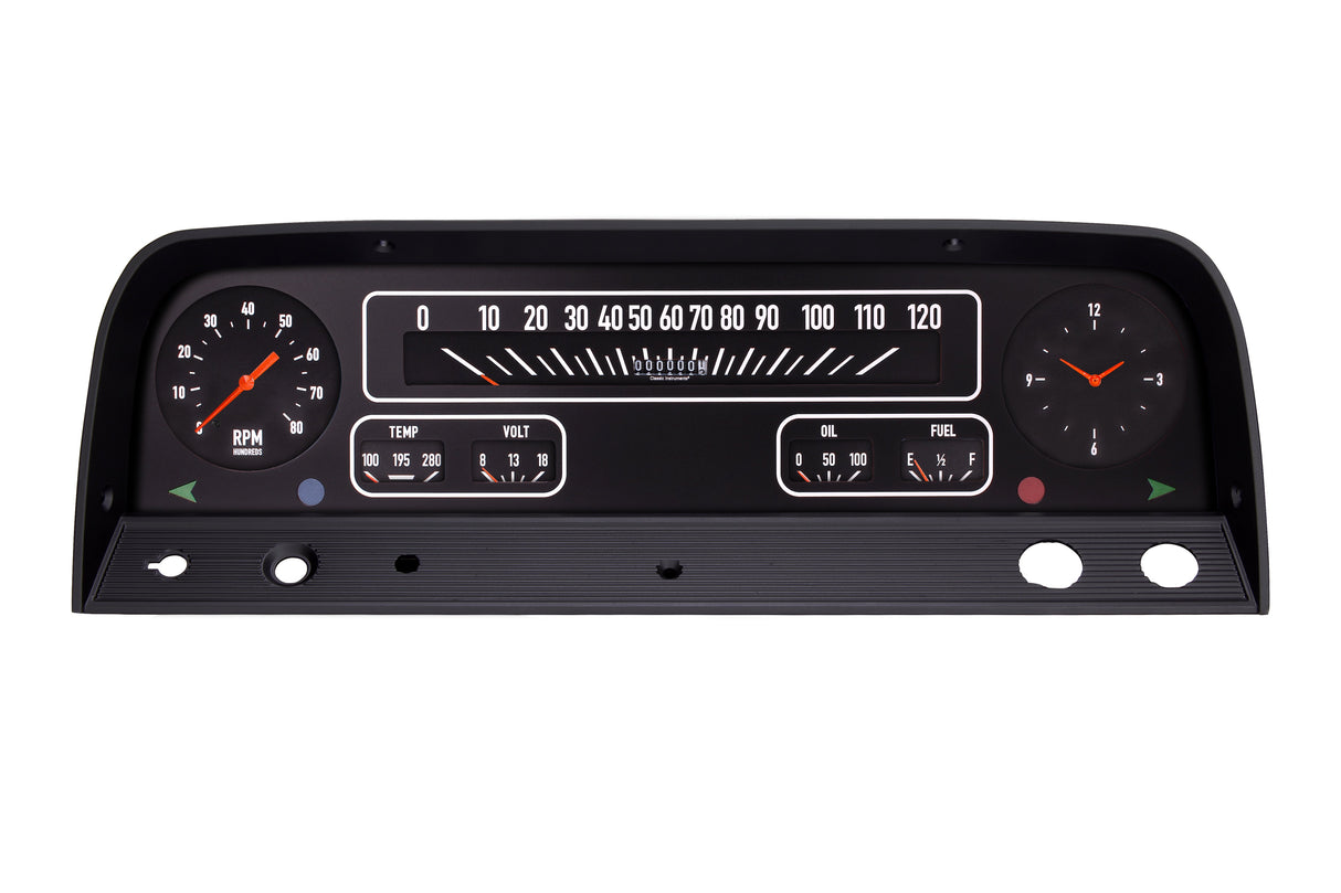 Classic Instruments Classic Truck Package Black LS Senders - CT64B-LS