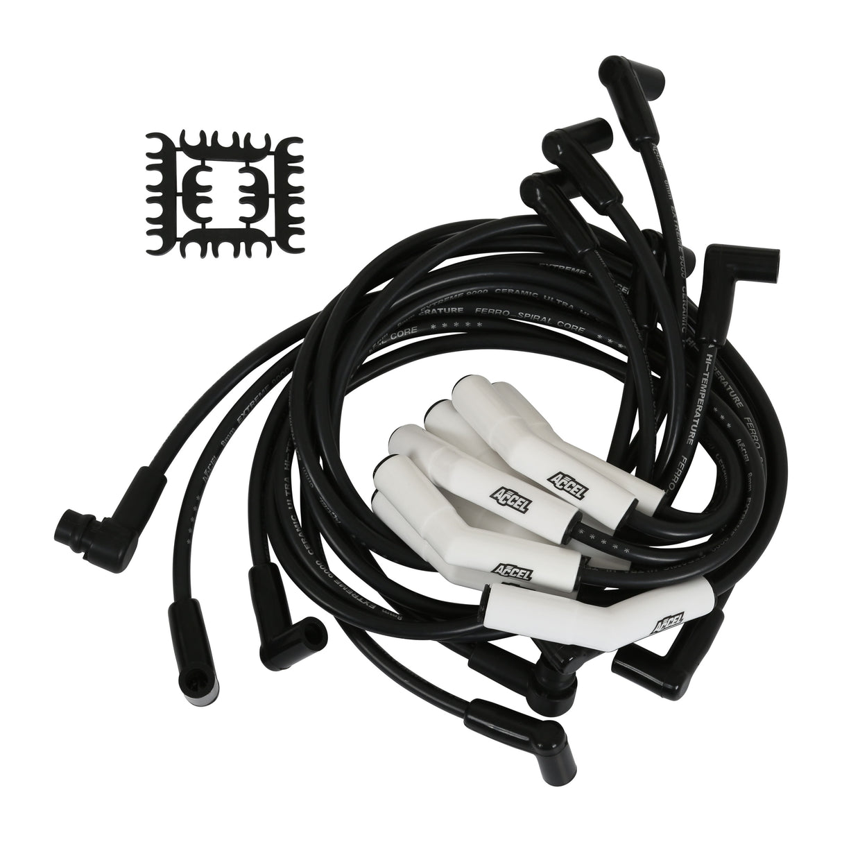 ACCEL Spark Plug Wire Set - Extreme 9000 Ceramic - Ford Mustang 86-93/Truck 88-98 7.5L - 9056C