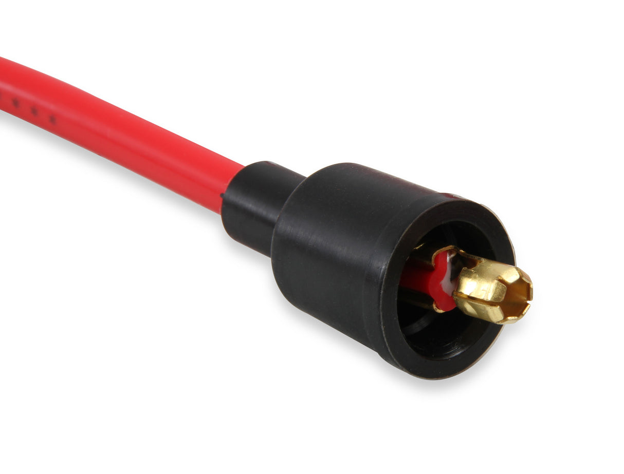 ACCEL Spark Plug Wire Set- 8mm- Super Stock Universal-Graphite Core- 90 Deg Boots- Red - 4041R