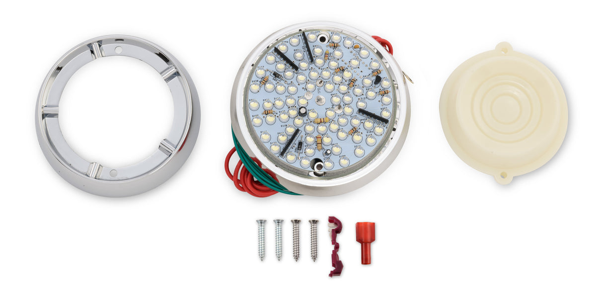 Scott Drake 1964-70 Mustang LED Dome Light Assembly - SD-DOME-LED-WH