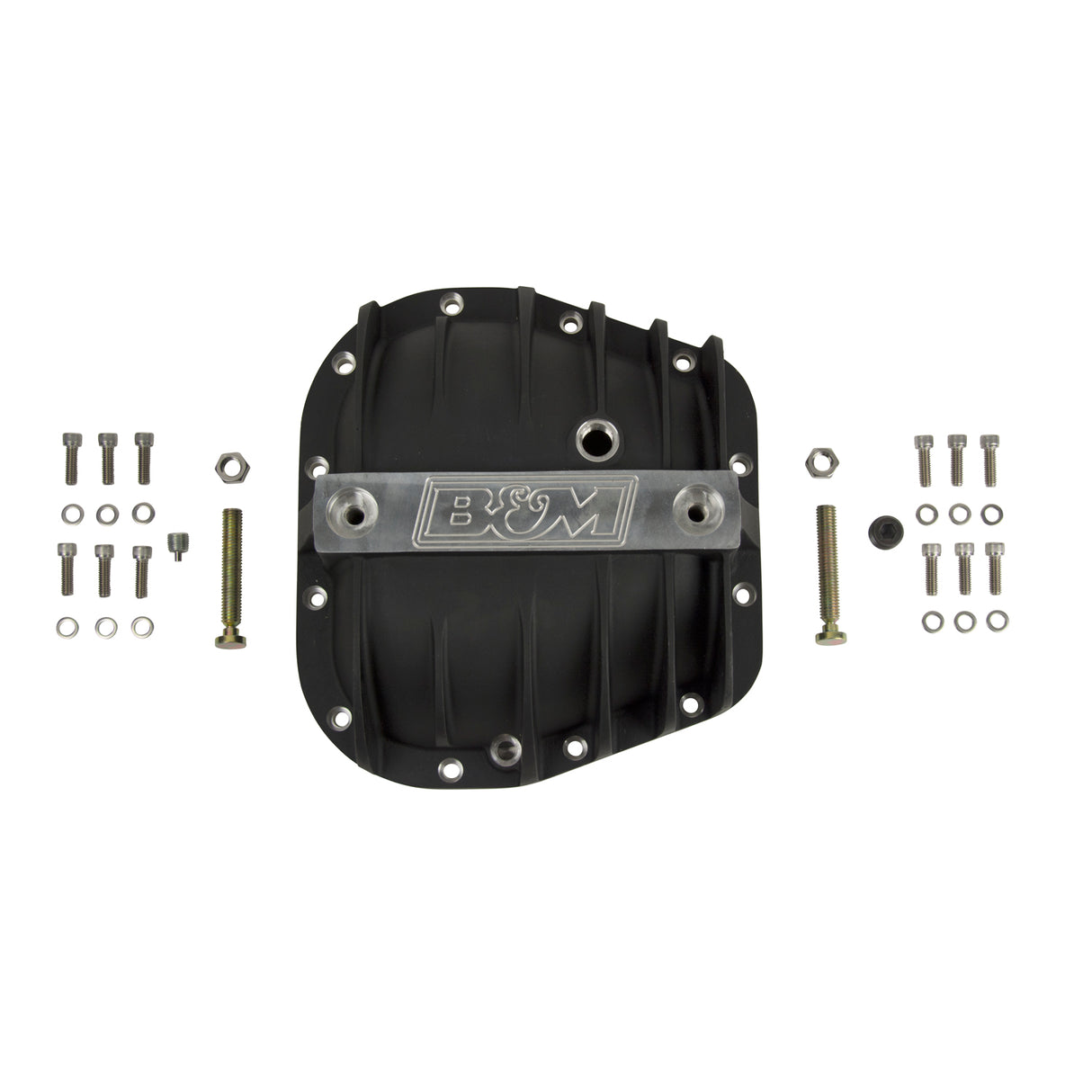 B&M Hi-Tek Aluminum Differential Cover for Ford 9.75-inch - Black - 41298