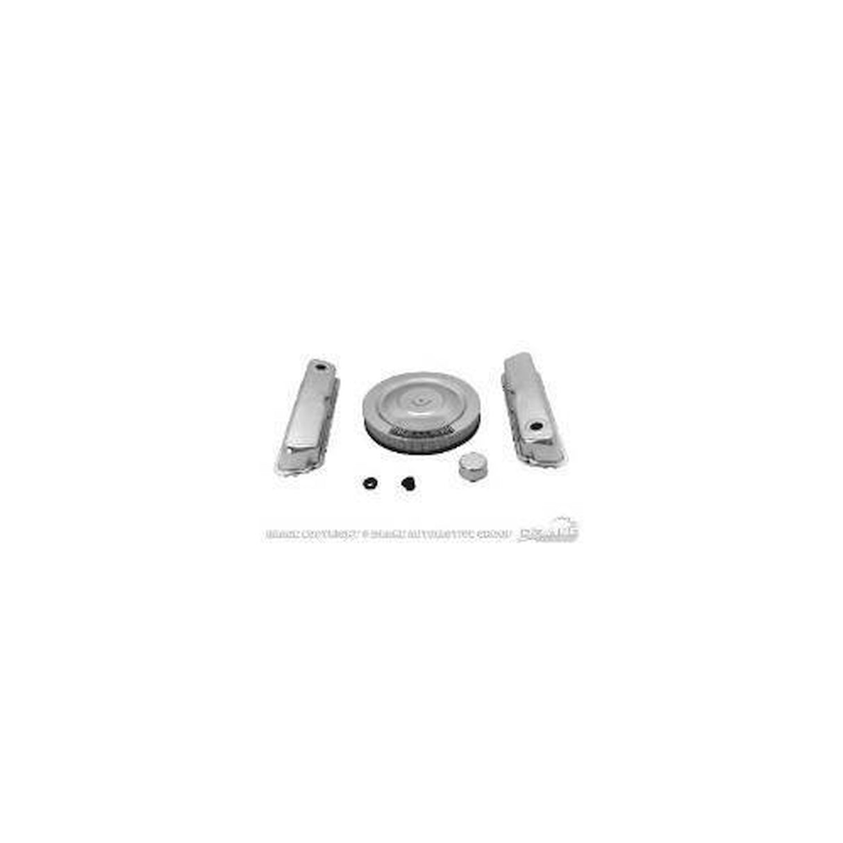 Scott Drake Engine Dress Up Kit,Chrome - C5ZZ-6980