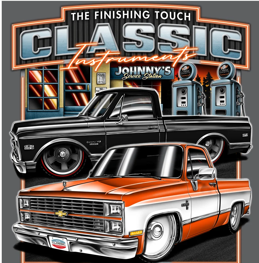 Classic Instruments GREY C-10 TRUCK MEN'S - CIAP-TSGTRM3XL