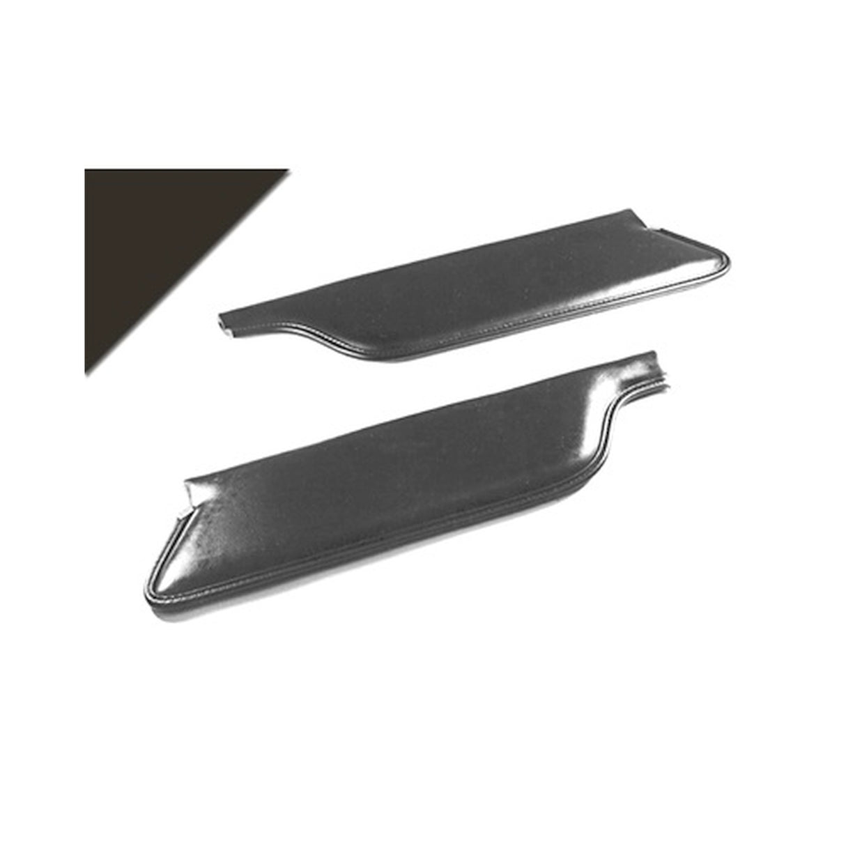 Scott Drake 64-66 Convertible Sun Visors (Black) - C5ZZ-7604104-BK