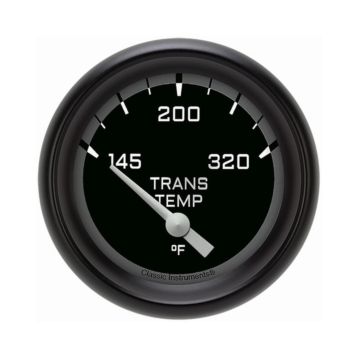 Classic Instruments Autocross Gray 2 5/8" Transmission Temperature Gauge - AX227GBPF