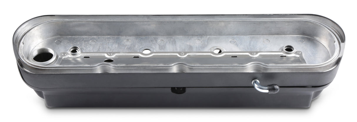 Holley 241-187 2-Piece Ford Style Valve Cover - Gen III/IV LS - Satin Black
