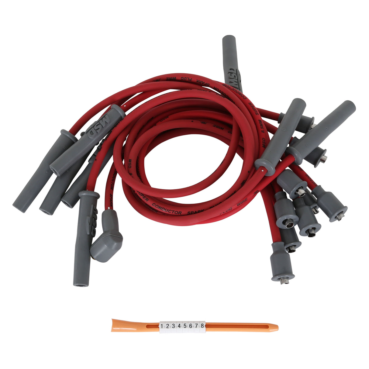 MSD Super Conductor Spark Plug Wire Set, Chrysler 318-360, Socket - 31309