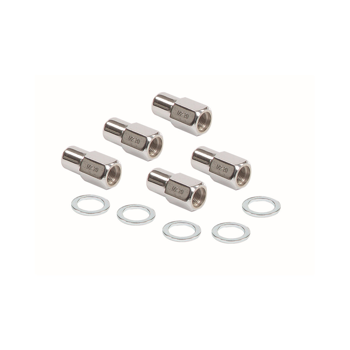 Mr Gasket Competition Open End Style Lug Nuts -Set Of 5 - 4301G
