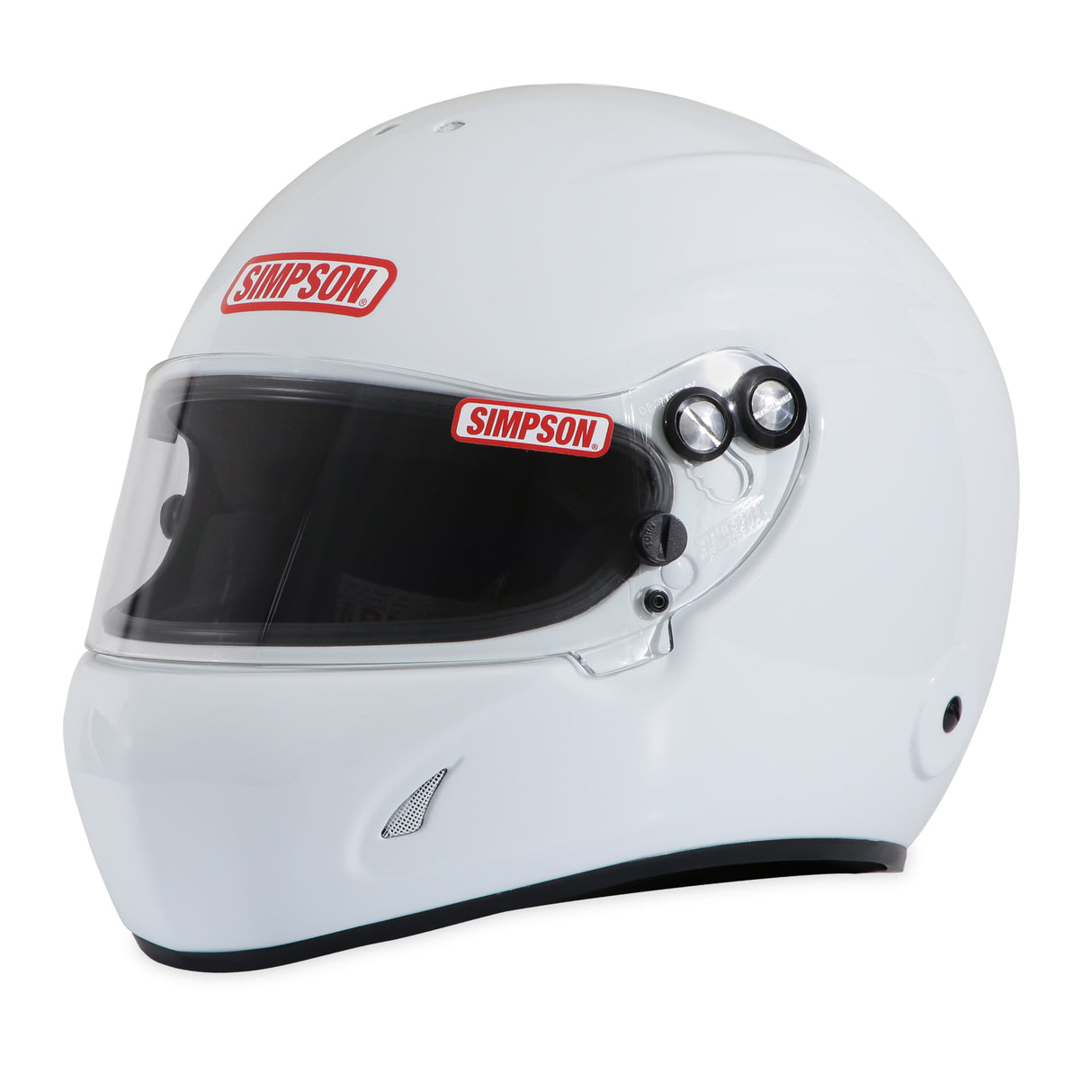 Simpson 7870051 SA2020 Devil Ray 3.0 Racing Helmet - White - XX-Large - 7870051