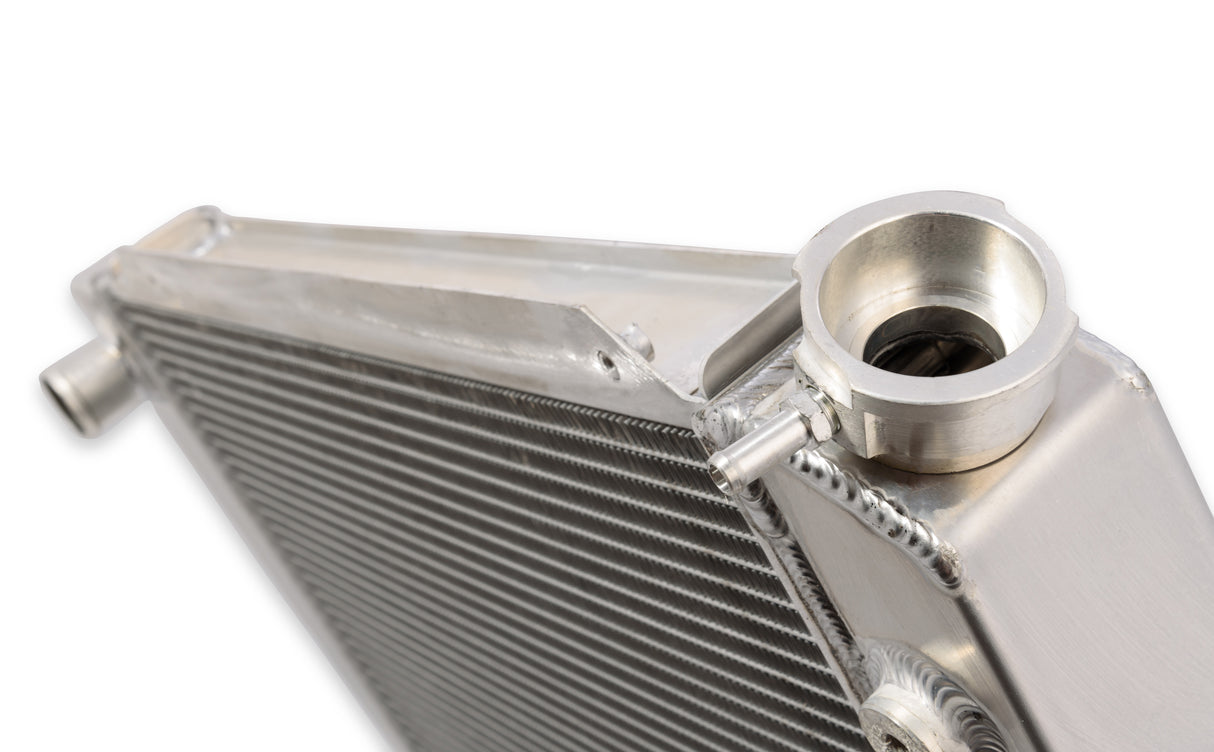 Scott Drake Radiator 2-Row Aluminum with Transmission Cooler V8 - 8005-AL