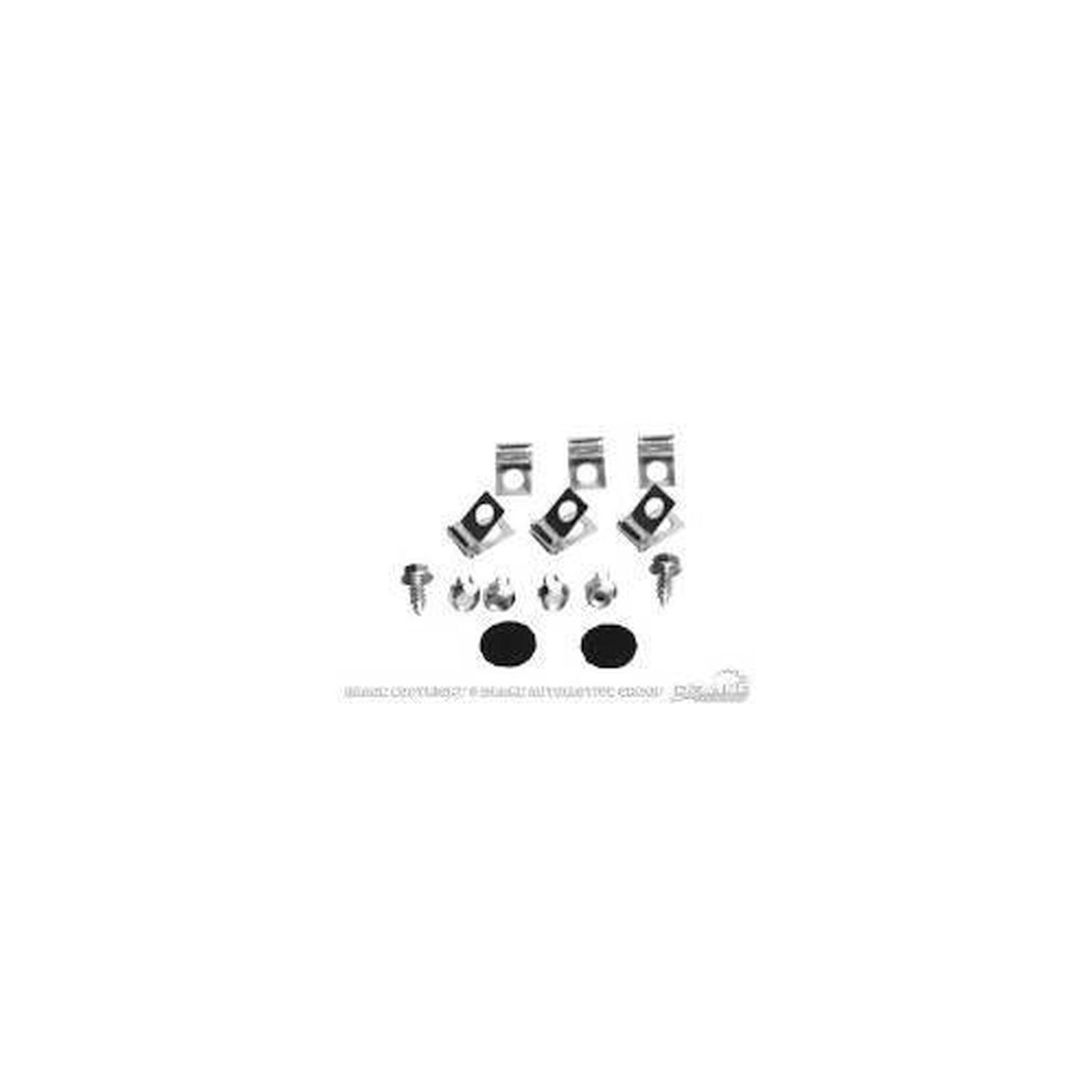 Scott Drake Front Brake Line Clip/Grommet Kit - 379604-BK