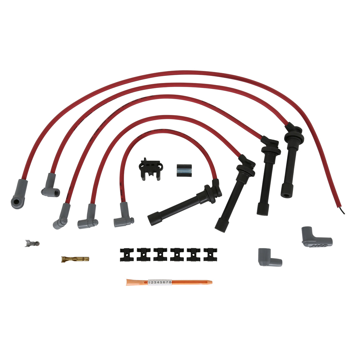 MSD Super Conductor Spark Plug Wire Set, Honda Civic 1.6L '92-'00 w/Tower Cap - 35359