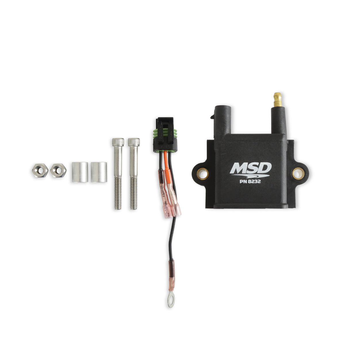 MSD Ignition Coil (Single Tower) - CPC Ignition Control - Black - Individual - 8232