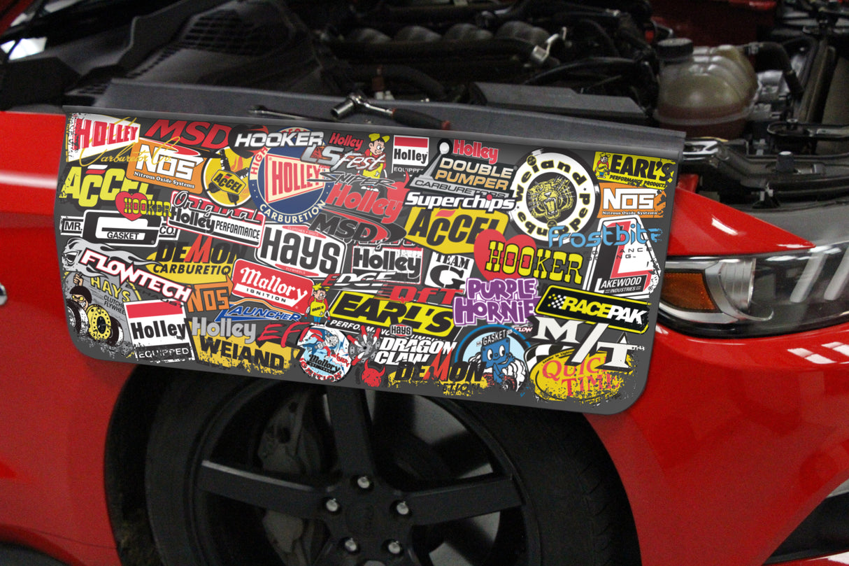 Holley 36-445 /MSD Sticker Bomb Fender Cover - (36" x 26")