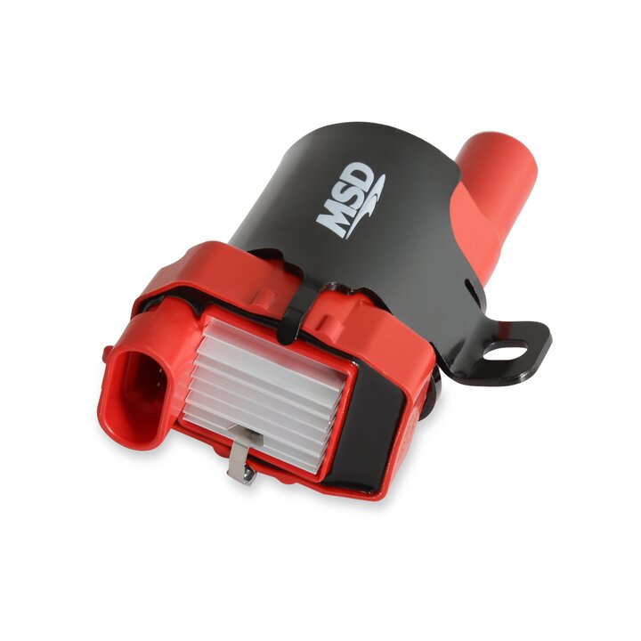 MSD Ignition Coil - GM LS Blaster Series - L-Series Truck Engine - Red - 8263