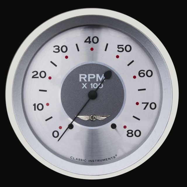 Classic Instruments All American 4 5/8" Tachometer - AW71SRC